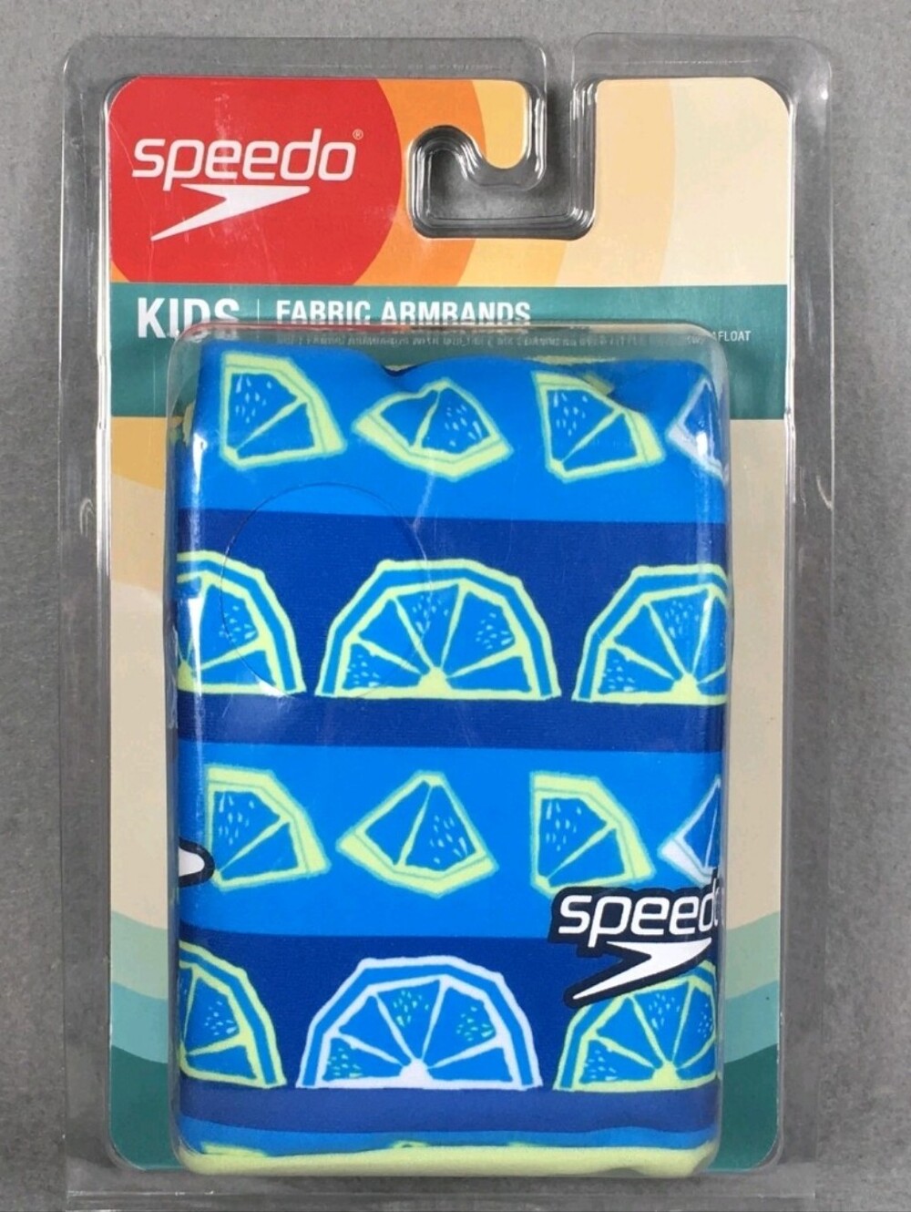 Speedo Kids Inflatable Fabric Arm Bands, Blue, NWT